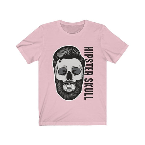 Hipster Skull Popculture Graphic T-Shirt