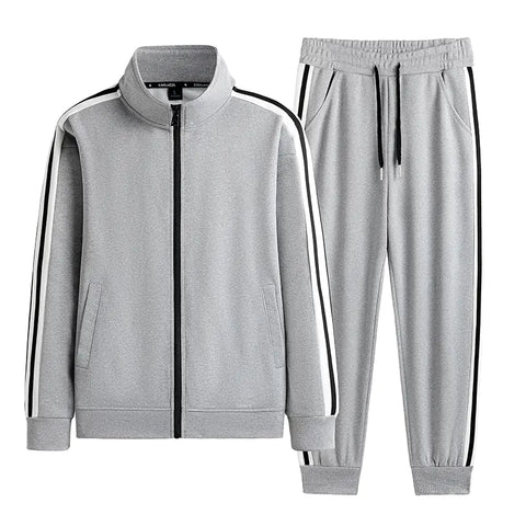 Fashion Cardigan Sweater and Sportswear Set