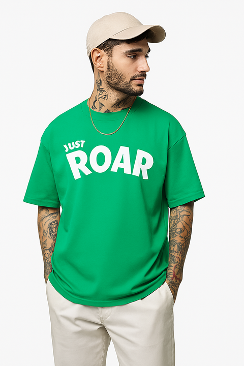 T-Shirt for Men– Oversized Cotton Tee-3XL-Green