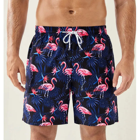 Men's Loose Printed Casual Beach Shorts