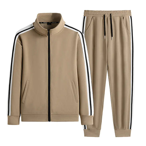 Fashion Cardigan Sweater and Sportswear Set