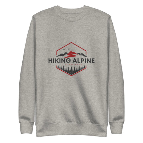 Hiking Alpine Edge Mens Premium Sweatshirt