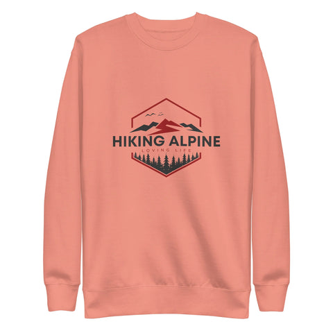 Hiking Alpine Edge Mens Premium Sweatshirt