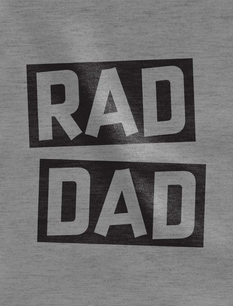 Rad Dad - Rad like Dad Father Shirt & Son Bodysuit Funny Dad & Me Matching Set