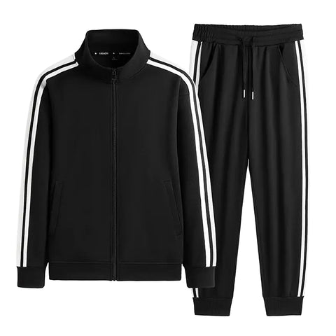 Fashion Cardigan Sweater and Sportswear Set