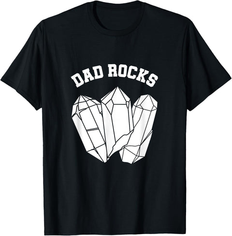 Geologist Dad Rocks Rock Collector Geology T-Shirt T-Shirt