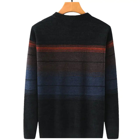 Chenille Dad Sweater with Bottom Design